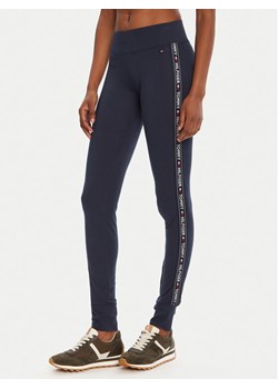 Tommy Hilfiger Legginsy UW0UW00563 Granatowy Slim Fit ze sklepu MODIVO w kategorii Spodnie damskie - zdjęcie 185545422