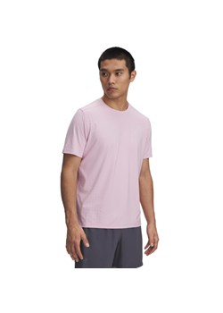 Męska koszulka do biegania Under Armour UA Launch Elite - różowa ze sklepu Sportstylestory.com w kategorii T-shirty męskie - zdjęcie 185546883