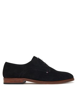 Półbuty Tommy Hilfiger Dress FM0FM05725 Czarny ze sklepu eobuwie.pl w kategorii Półbuty męskie - zdjęcie 185547342