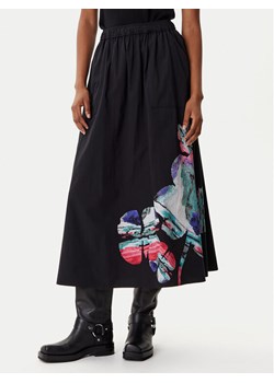 Desigual Spódnica trapezowa Ella Lacroix 25WWFW05 Czarny Regular Fit ze sklepu MODIVO w kategorii Spódnice - zdjęcie 185548184