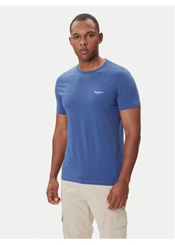Pepe Jeans T-Shirt Original Basic 3N PM5010133 Granatowy Regular Fit ze sklepu MODIVO w kategorii T-shirty męskie - zdjęcie 185548190