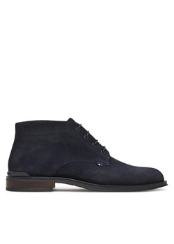 Tommy Hilfiger Trzewiki Corporate FM0FM05579 Granatowy ze sklepu MODIVO w kategorii Buty zimowe męskie - zdjęcie 185548244