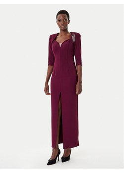 Rinascimento Sukienka wieczorowa CFC0125271003 Bordowy Slim Fit - id: 0000305803030 - marki Rinascimento - 185548303 Rinascimento Sukienka wieczorowa CFC0125271003 Bordowy Slim Fit ze sklepu MODIVO w kategorii Sukienki - zdjęcie 185548303