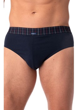 2-pack bawełniane slipy męskie MPP 407, Kolor granatowo-szary, Rozmiar M, Key ze sklepu Primodo w kategorii Majtki męskie - zdjęcie 185549130