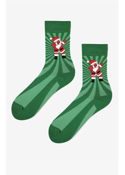 Marilyn skarpetki męskie z tańczącym Mikołajem Men Santa Dance, Kolor zielono-czerwony, Rozmiar 41-45, Marilyn ze sklepu Primodo w kategorii Skarpetki męskie - zdjęcie 185549234