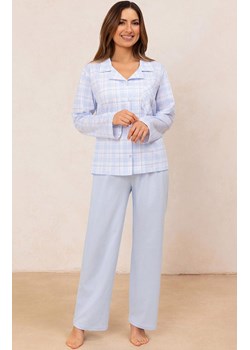 Rozpinana piżama damska niebieska plus size 727, Kolor niebieski, Rozmiar XXL, Regina ze sklepu Primodo w kategorii Piżamy damskie - zdjęcie 185549242