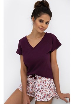 Sensis krótka piżama damska Marisol, Kolor burgund, Rozmiar M, SENSIS ze sklepu Primodo w kategorii Piżamy damskie - zdjęcie 185549264