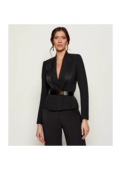 Elisabetta Franchi Żakiet | Slim Fit | z dodatkiem wełny ze sklepu Gomez Fashion Store w kategorii Marynarki damskie - zdjęcie 185550282