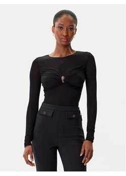 Elisabetta Franchi Body BO-016-57E2-V390 Czarny Slim Fit ze sklepu MODIVO w kategorii Bluzki damskie - zdjęcie 185550682