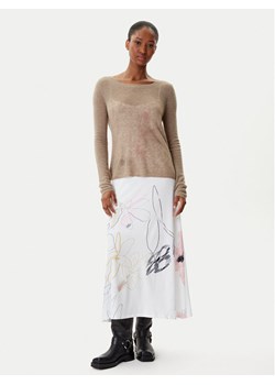 Desigual Sukienka codzienna Kala 25WWVK25 Biały Slim Fit ze sklepu MODIVO w kategorii Sukienki - zdjęcie 185550720