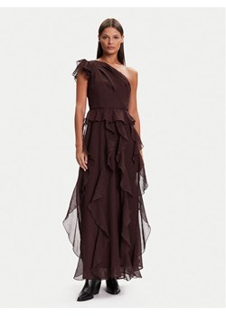 Vero Moda Sukienka koktajlowa Sabrina 10343819 Brązowy Regular Fit ze sklepu MODIVO w kategorii Sukienki - zdjęcie 185550811