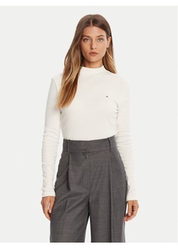 Tommy Hilfiger Sweter Cody WW0WW47307 Écru Slim Fit ze sklepu MODIVO w kategorii Swetry damskie - zdjęcie 185550823