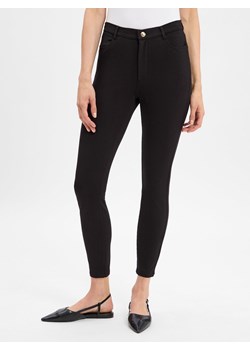 Liu Jo Collection Damskie spodnie z dżerseju Kobiety czarny jednolity ze sklepu vangraaf w kategorii Spodnie damskie - zdjęcie 185551880