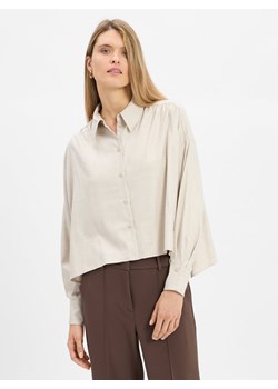 Drykorn Damska bluzka oversize - Flanna Kobiety beżowy marmurkowy ze sklepu vangraaf w kategorii Koszule damskie - zdjęcie 185551893