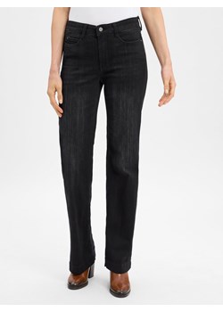 MAC Dżinsy - Dream Wide Kobiety Bawełna czarny jednolity ze sklepu vangraaf w kategorii Jeansy damskie - zdjęcie 185551913