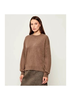 BOSS BLACK Kaszmirowy sweter Fascona | Regular Fit ze sklepu Gomez Fashion Store w kategorii Swetry damskie - zdjęcie 185553453