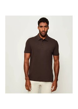 BOSS BLACK Polo Parris 37_DB | BECKHAM X BOSS | Regular Fit | z dodatkiem jedwabiu ze sklepu Gomez Fashion Store w kategorii T-shirty męskie - zdjęcie 185553563