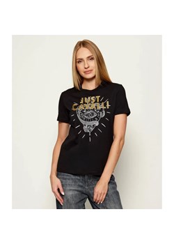 Just Cavalli T-shirt | Regular Fit ze sklepu Gomez Fashion Store w kategorii Bluzki damskie - zdjęcie 185553604