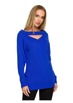 made of emotion Sweter w kolorze niebieskim ze sklepu Limango Polska w kategorii Swetry damskie - zdjęcie 185555172