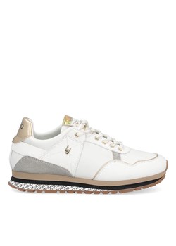 Liu Jo Skórzane sneakersy &quot;Wonder&quot; w kolorze białym ze sklepu Limango Polska w kategorii Buty sportowe damskie - zdjęcie 185555193