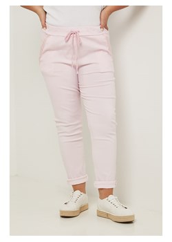Curvy Lady Spodnie w kolorze jasnoróżowym ze sklepu Limango Polska w kategorii Spodnie damskie - zdjęcie 185555752