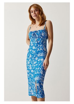 Happiness Istanbul Sukienka w kolorze niebiesko-białym ze sklepu Limango Polska w kategorii Sukienki - zdjęcie 185555850