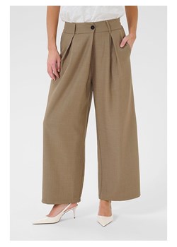 CULTURE Spodnie w kolorze szarobrązowym ze sklepu Limango Polska w kategorii Spodnie damskie - zdjęcie 185556703