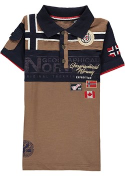 Geographical Norway Koszulka polo &quot;Klipo&quot; w kolorze brązowym ze sklepu Limango Polska w kategorii T-shirty chłopięce - zdjęcie 185556902
