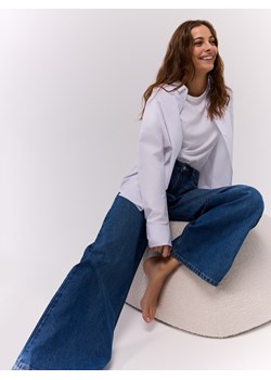 Mohito - Jeansy wide leg - niebieski ze sklepu Mohito w kategorii Jeansy damskie - zdjęcie 185557461