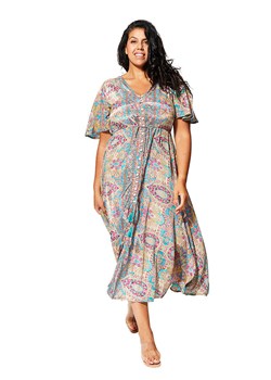 Aller Simplement Sukienka w kolorze błękitnym ze wzorem ze sklepu Limango Polska w kategorii Sukienki - zdjęcie 185558013