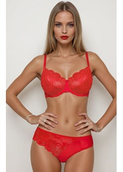 Czerwone figi damskie z koronką Cleo II, Kolor czerwony, Rozmiar S, PariPari Lingerie ze sklepu Intymna w kategorii Majtki damskie - zdjęcie 185558112