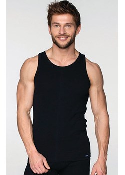 Bawełniany męski podkoszulek czarny MVS 012, Kolor czarny, Rozmiar M, Key ze sklepu Intymna w kategorii T-shirty męskie - zdjęcie 185558291