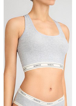 Marilyn bawełniany tank-top szary Denise, Kolor szary, Rozmiar S/M, Marilyn ze sklepu Intymna w kategorii Biustonosze - zdjęcie 185558391