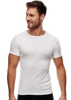 Biała koszulka z krótkim rękawem BP005, Kolor biały, Rozmiar L, Noviti ze sklepu Intymna w kategorii T-shirty męskie - zdjęcie 185558432
