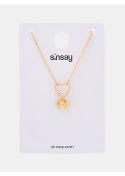 Sinsay - Naszyjnik z zawieszką - złoty ze sklepu Sinsay w kategorii Naszyjniki - zdjęcie 185559974
