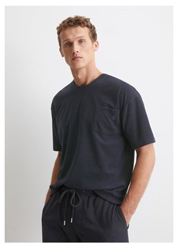 Marc O´Polo Bodywear Koszulka piżamowa w kolorze granatowym ze sklepu Limango Polska w kategorii Piżamy męskie - zdjęcie 185561412