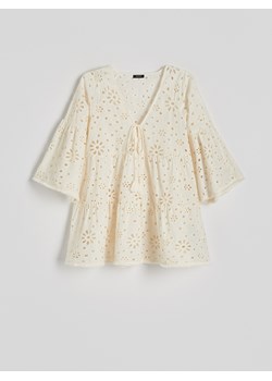 Reserved - Narzutka plażowa - kremowy ze sklepu Reserved w kategorii Odzież plażowa - zdjęcie 185561810