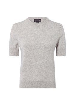 Franco Callegari Damska koszula z czystego kaszmiru Kobiety Kaszmir jasny szary marmurkowy ze sklepu vangraaf w kategorii Swetry damskie - zdjęcie 185561960