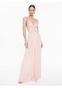 Elisabetta Franchi Sukienka wieczorowa AB-430-32E2-V700 Różowy Regular Fit ze sklepu MODIVO w kategorii Sukienki - zdjęcie 185562604