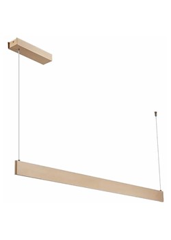 Ledowa lampa wisząca beżowa - K611-Segro ze sklepu Edinos.pl w kategorii Lampy wiszące - zdjęcie 185563871