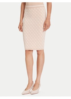 Guess Spódnica ołówkowa W4BD53 Z37K0 Beżowy Regular Fit ze sklepu MODIVO w kategorii Spódnice - zdjęcie 185564312