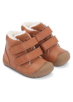 Bundgaard Skórzane botki &quot;Petit Mid Winter Strap&quot; w kolorze pomarańczowym ze sklepu Limango Polska w kategorii Buciki niemowlęce - zdjęcie 185566700