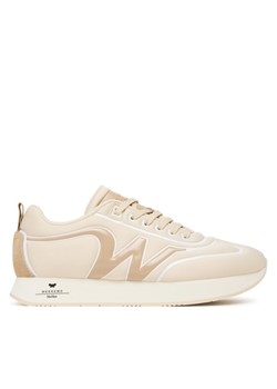 Sneakersy Weekend Max Mara 2525766034650 Écru ze sklepu eobuwie.pl w kategorii Buty sportowe damskie - zdjęcie 185568954