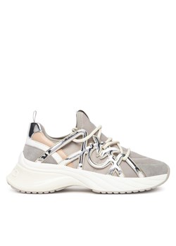 Sneakersy PINKO Ariel 01 SS0023T040 Szary ze sklepu eobuwie.pl w kategorii Buty sportowe damskie - zdjęcie 185569042