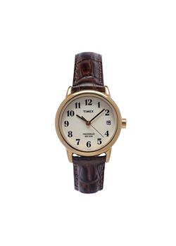 Zegarek Timex Easy Reader T20071 Brązowy ze sklepu eobuwie.pl w kategorii Zegarki - zdjęcie 185569050