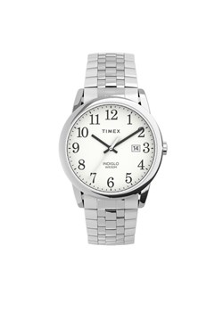 Zegarek Timex Easy Reader TW2V40000 Srebrny ze sklepu eobuwie.pl w kategorii Zegarki - zdjęcie 185569082