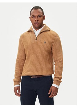 Polo Ralph Lauren Sweter 710974167002 Beżowy Regular Fit ze sklepu MODIVO w kategorii Swetry męskie - zdjęcie 185570434