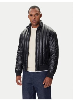 Armani Exchange Kurtka z imitacji skóry XM001124 AF16647 UC001 Czarny Regular Fit ze sklepu MODIVO w kategorii Kurtki męskie - zdjęcie 185570450