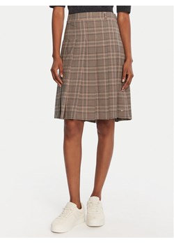 Tommy Hilfiger Spódnica plisowana WW0WW46651 Beżowy Regular Fit ze sklepu MODIVO w kategorii Spódnice - zdjęcie 185570513