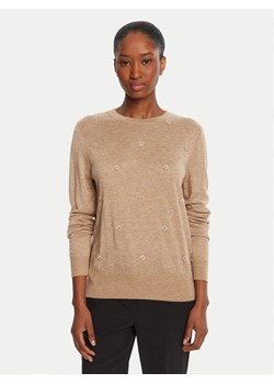 Lola Casademunt by Maite Sweter MF2511012 Beżowy Regular Fit ze sklepu MODIVO w kategorii Swetry damskie - zdjęcie 185570544
